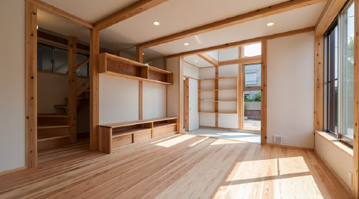 診断を依頼した新築戸建の室内
